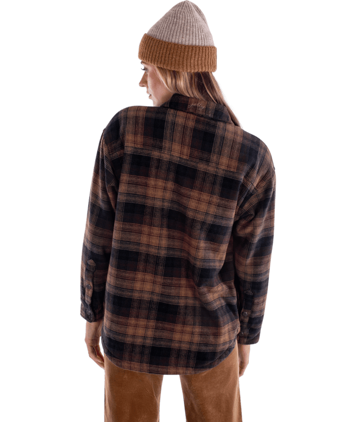 Nivean Flannel Jacket-Brown