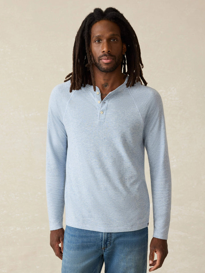 ls cloud henley-light blue heather