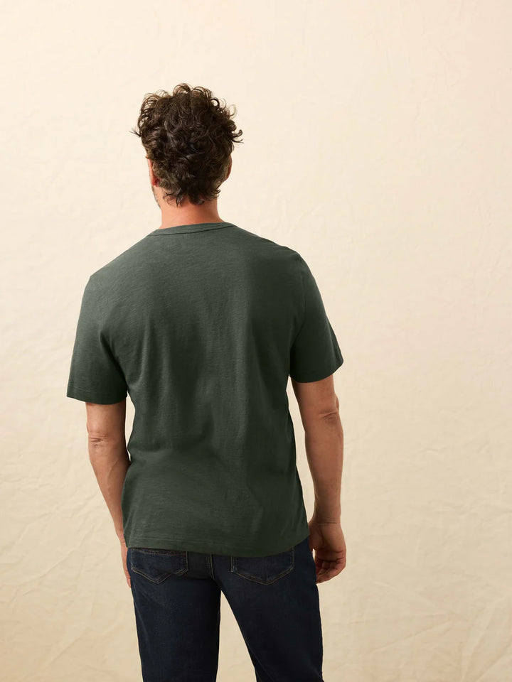 sunwashed pocket tee-fall evergreen