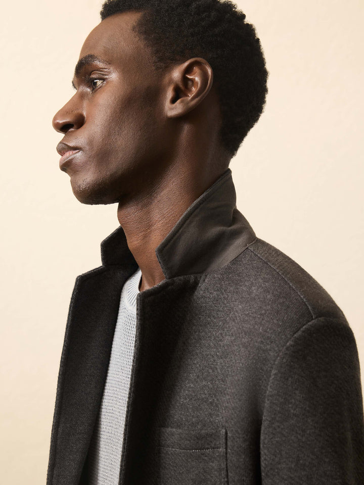 M Inlet Knit Blazer-Black Sky