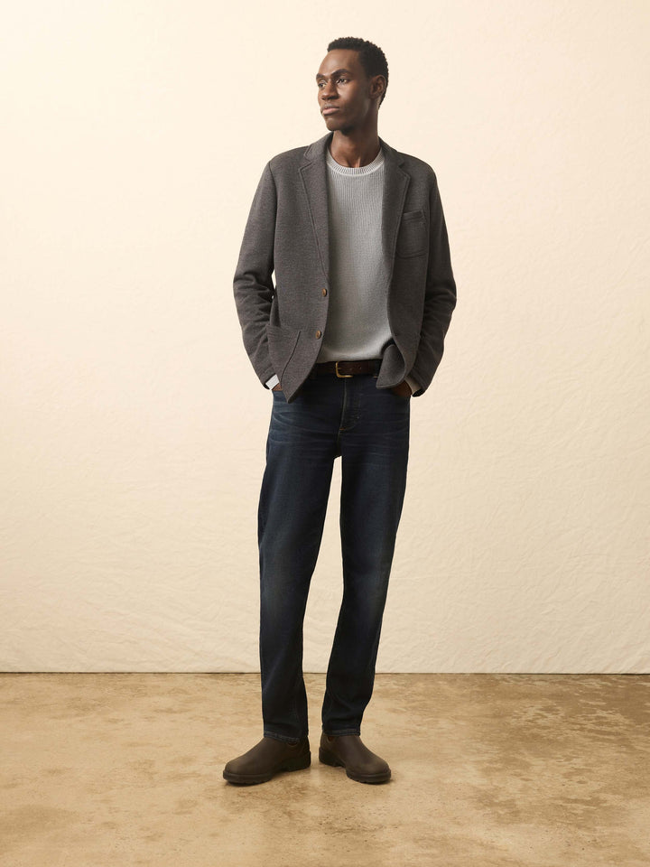 M Inlet Knit Blazer-Black Sky