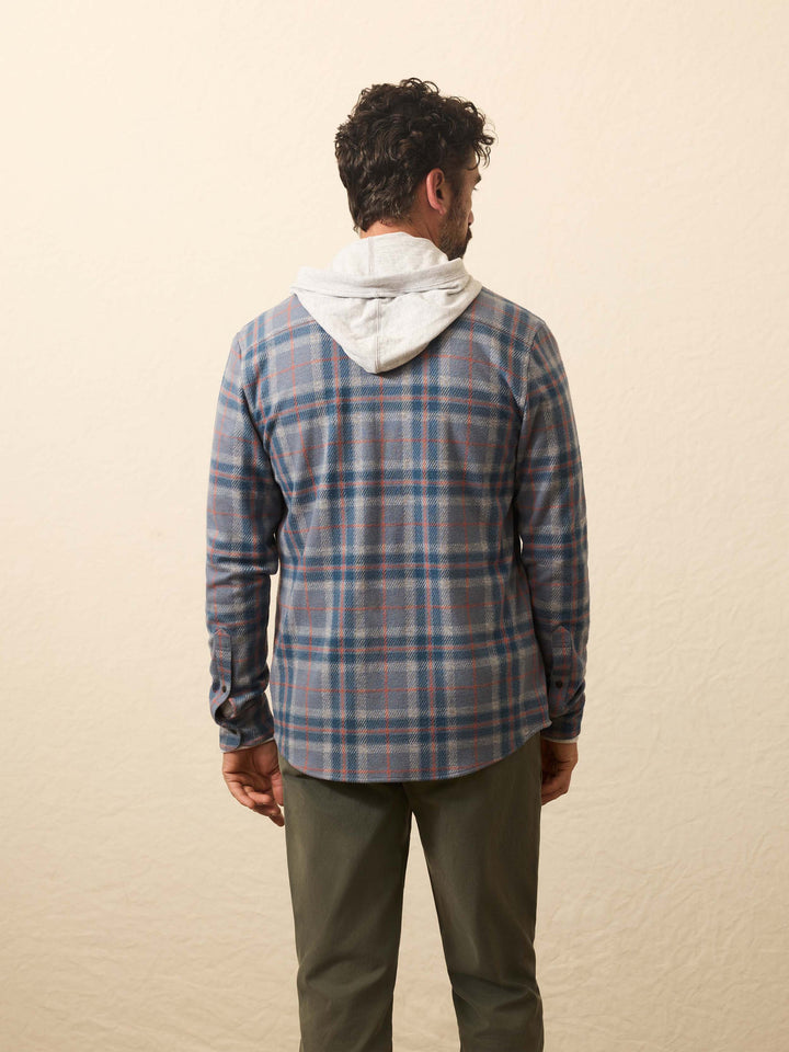 legend sweater shirt-THREE LAKES PLAID