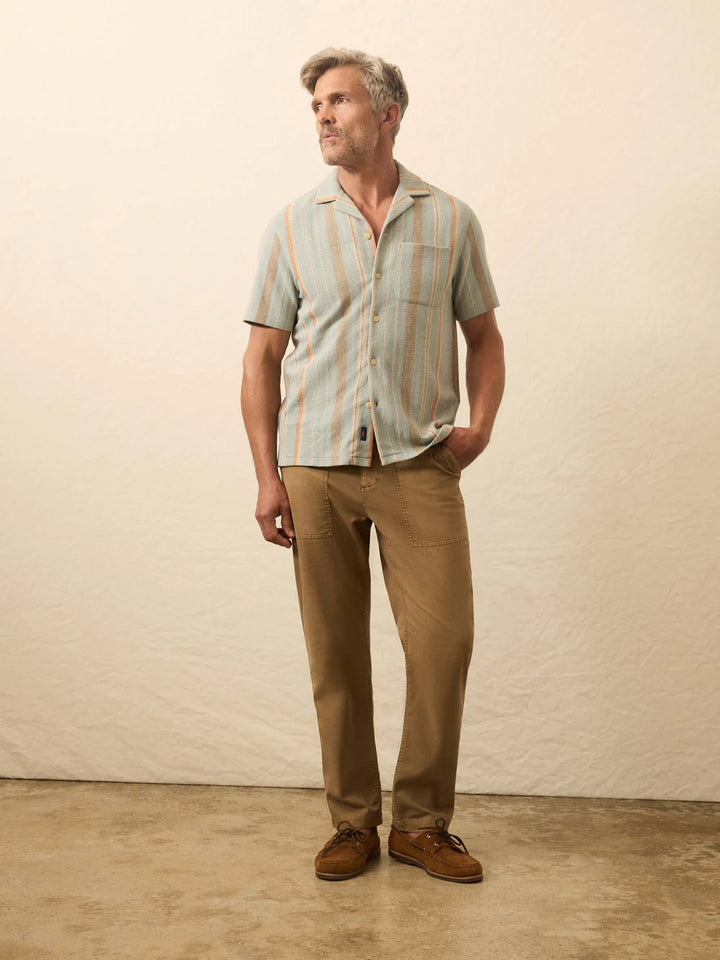 ss oasis shirt-sequoia lake stripe