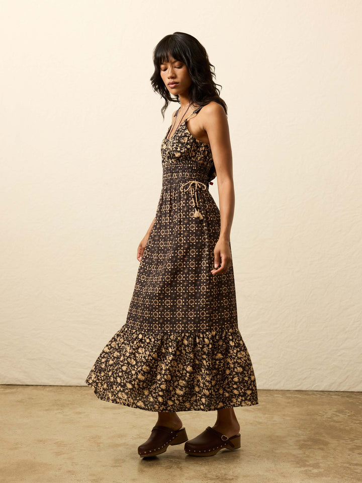 sunbeam dress-luna mixed print