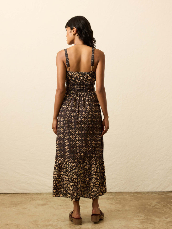 sunbeam dress-luna mixed print