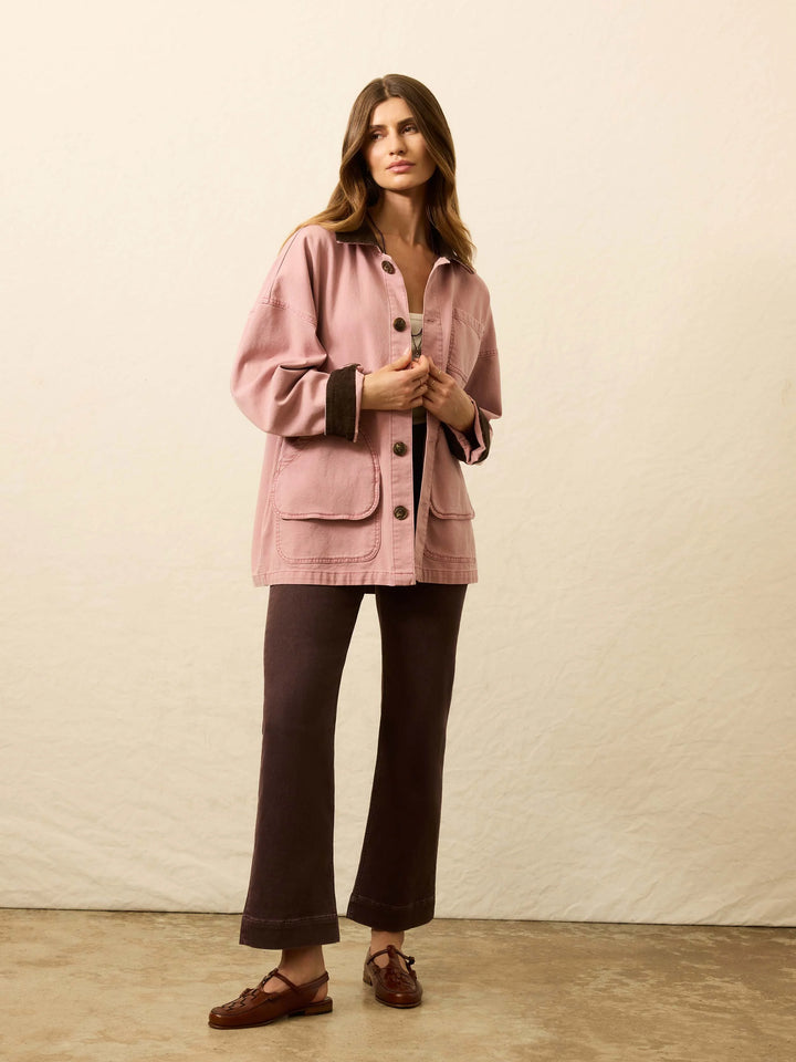 sunwashed canvas barn jacket-nostalgia rose