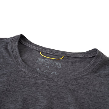 AIRTEX SHORT SLEEVE SHIRT-HEATHER CHARCOAL