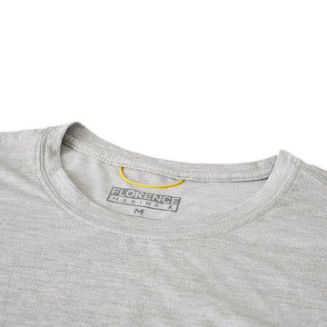 AIRTEX SHORT SLEEVE SHIRT-LIGHT HEATHER GREY