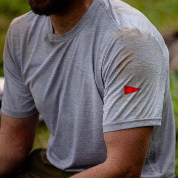 AIRTEX SHORT SLEEVE SHIRT-LIGHT HEATHER GREY