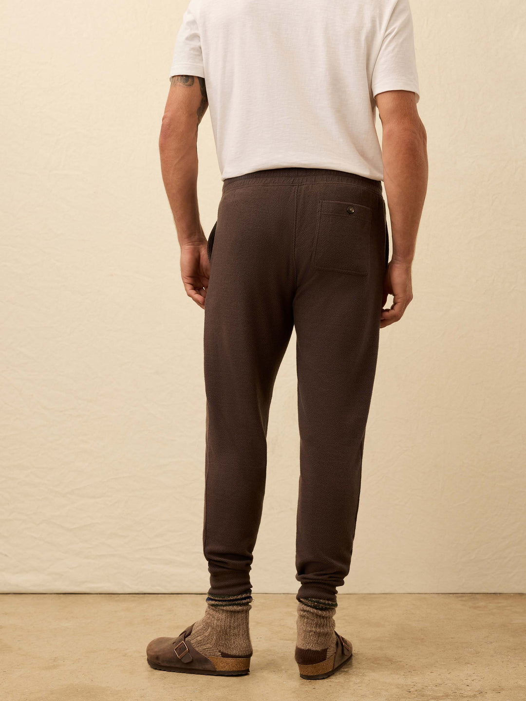 Legend Sweatpant-Valley Brown Twill