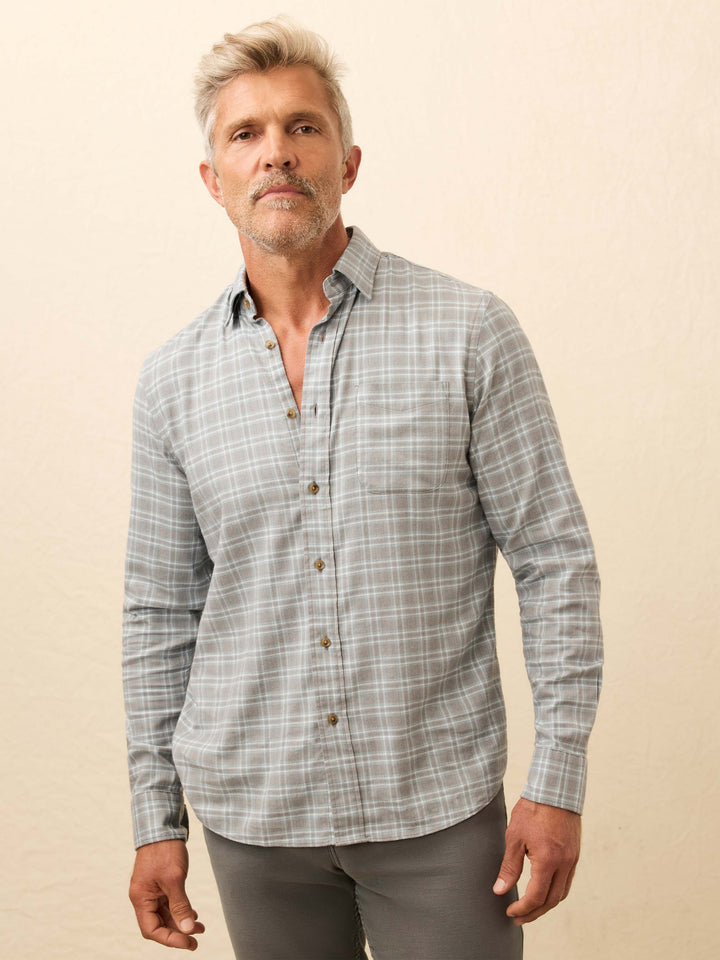 movement brushed shirt-ice island plaid