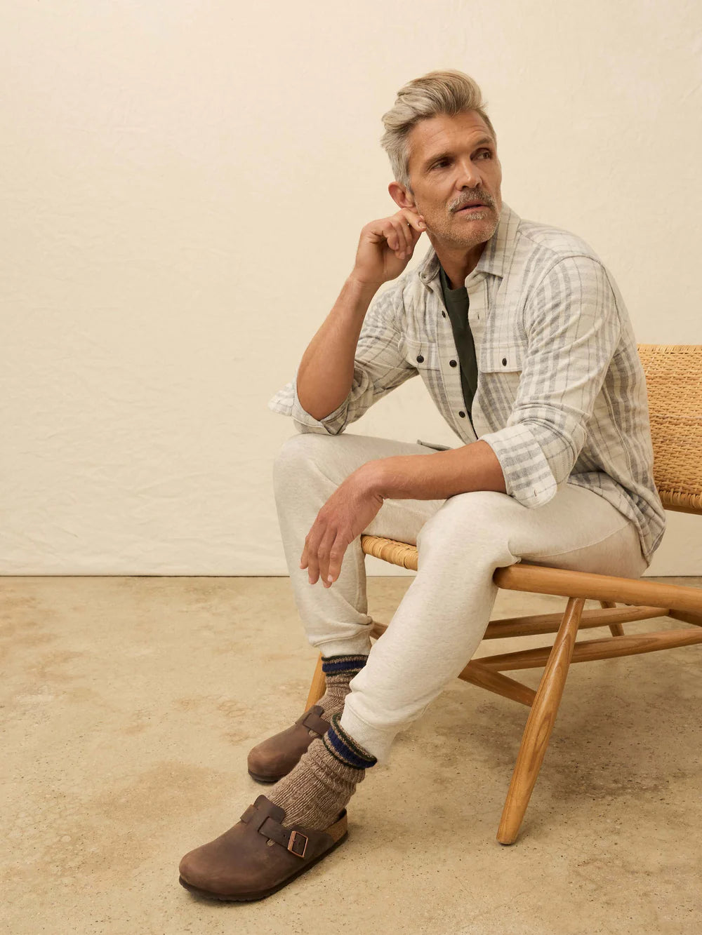 legend sweater shirt-cloud ridge plaid