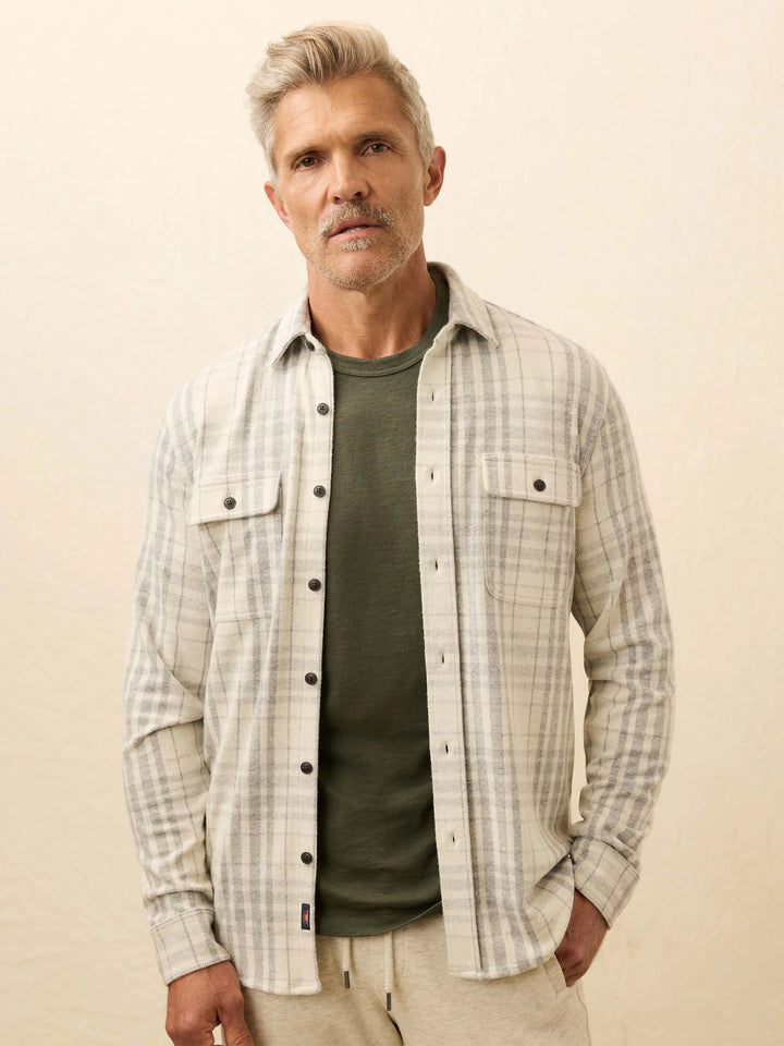 legend sweater shirt-cloud ridge plaid