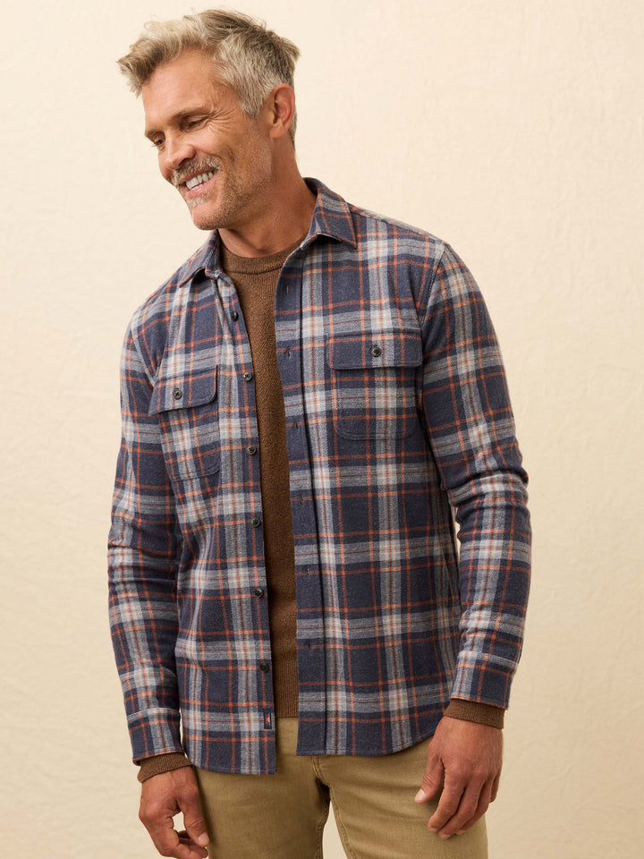 legend sweater shirt-foxhound lake plaid