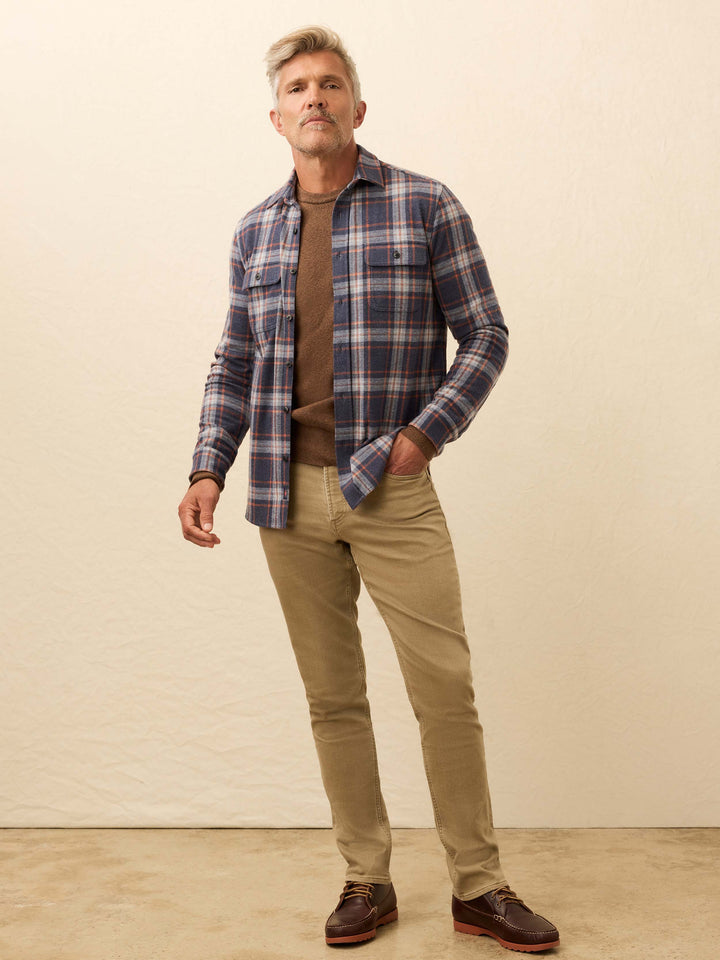 legend sweater shirt-foxhound lake plaid