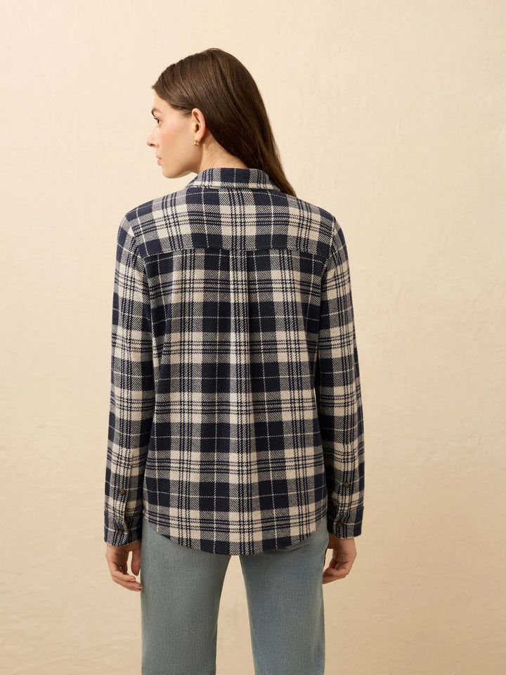 legend sweater shirt-sapphire lake plaid
