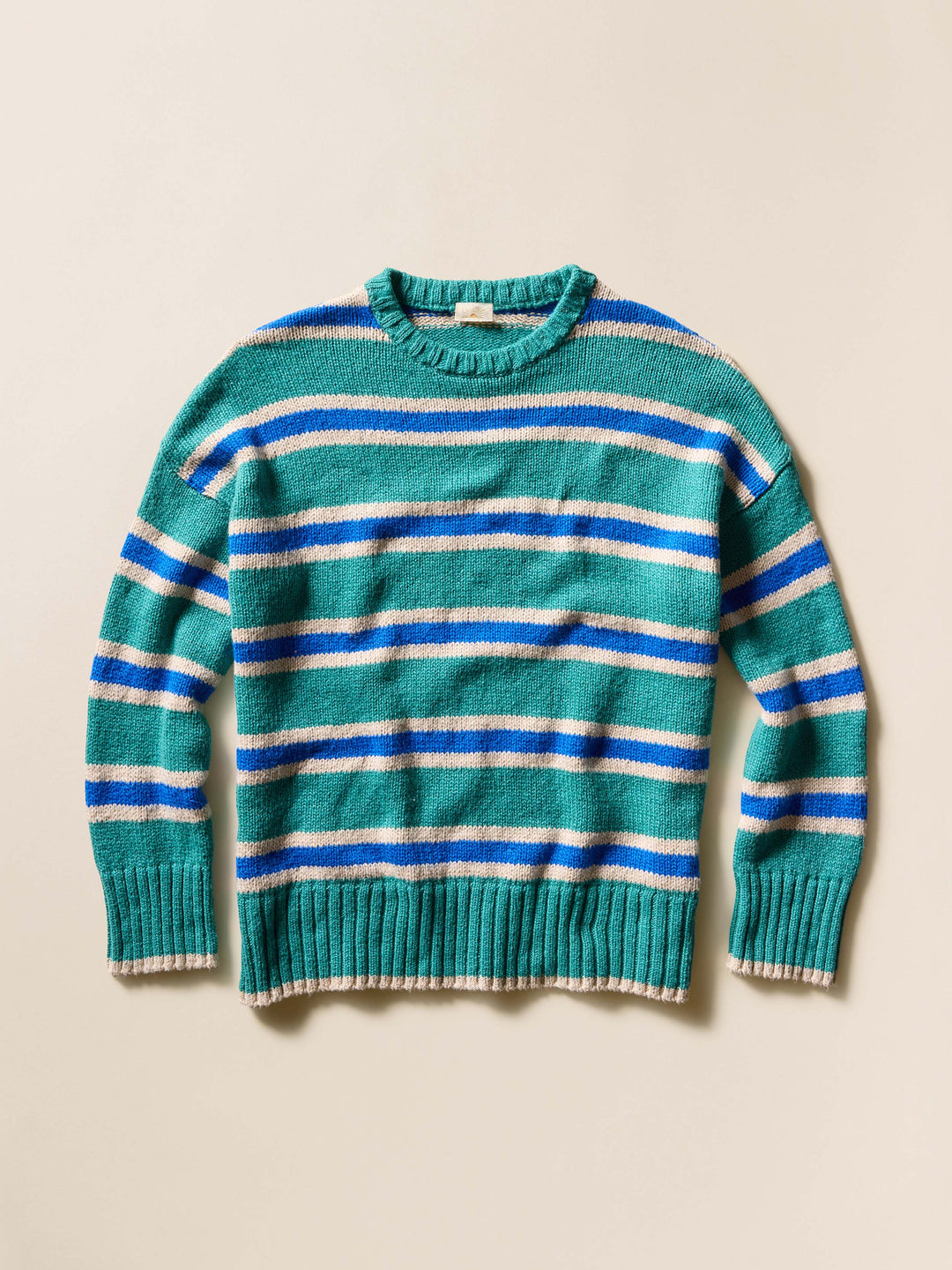 Heirloom Cotton Summit Pullover-Shoreline Green
