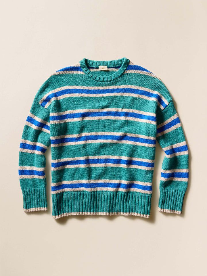 Heirloom Cotton Summit Pullover-Shoreline Green