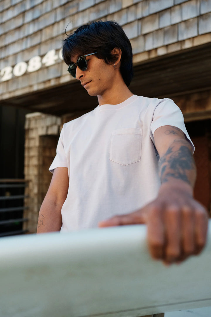 BASE TEE-VINTAGE WHITE