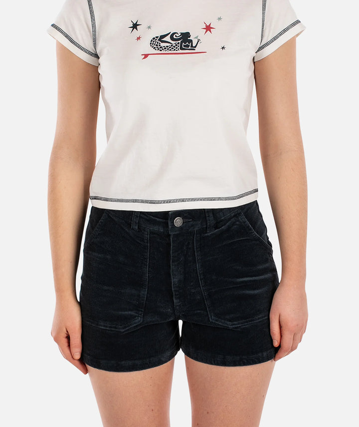 Wale Corduroy Short-Navy