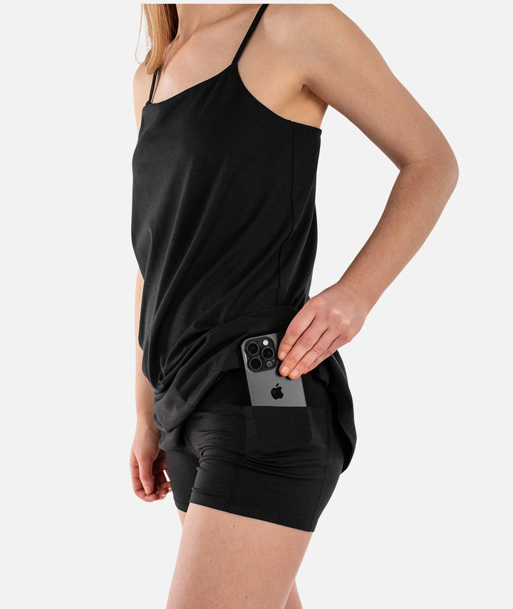 Laguna Active Dress-Black