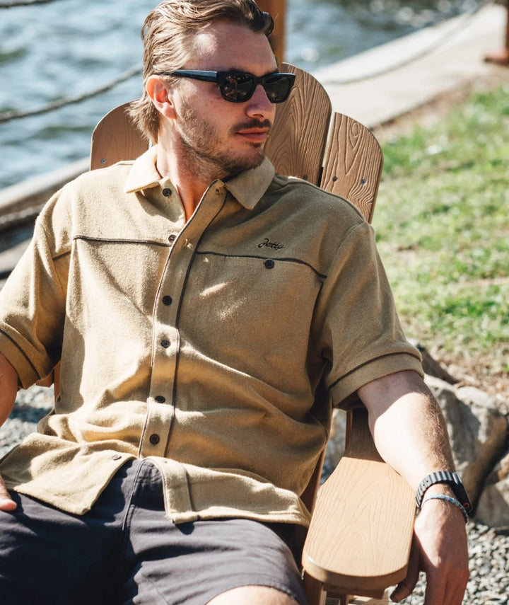 Barnegat Terry Shirt-Mustard