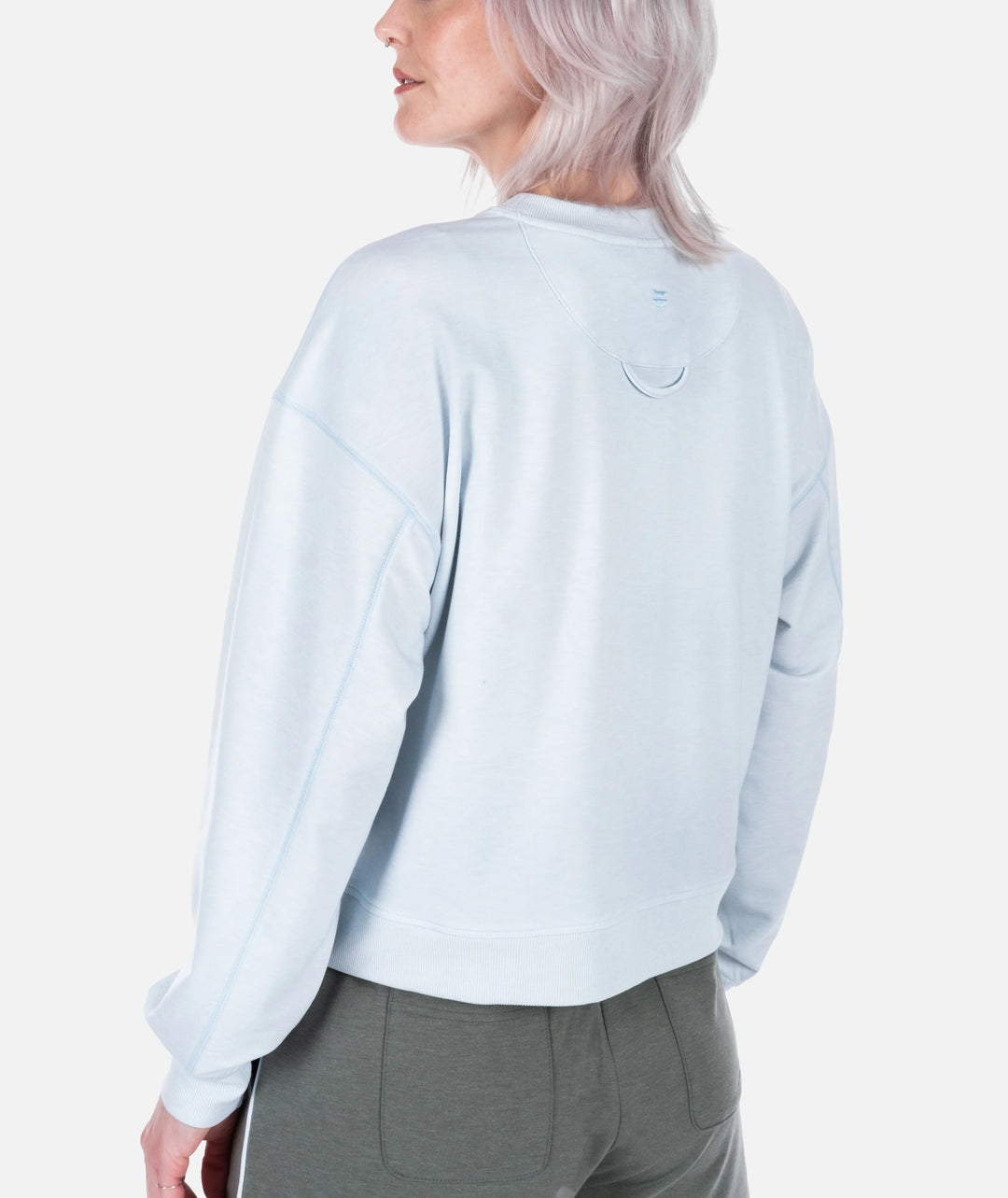 Lily Crewneck Sweatshirt-Blue