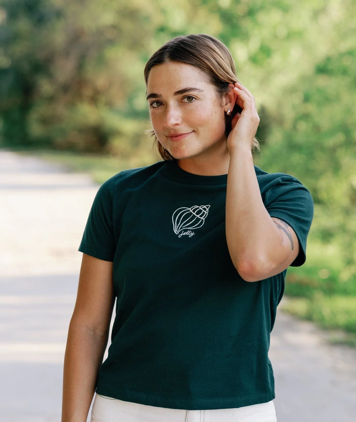 Mollusca Tee-Forest Green