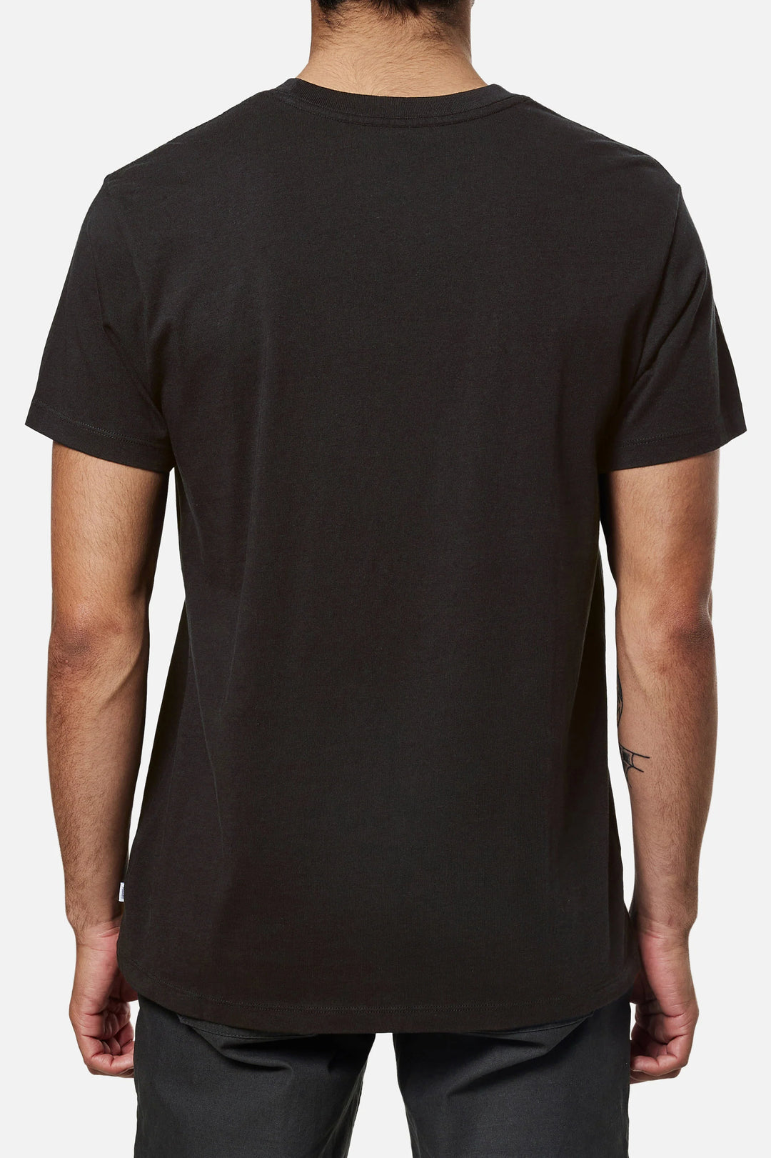 BASE TEE-BLACK WASH II