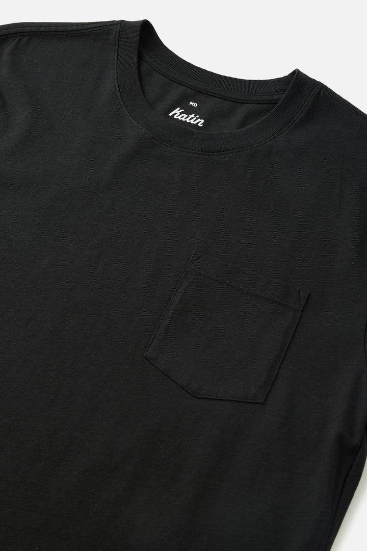 BASE TEE-BLACK WASH II