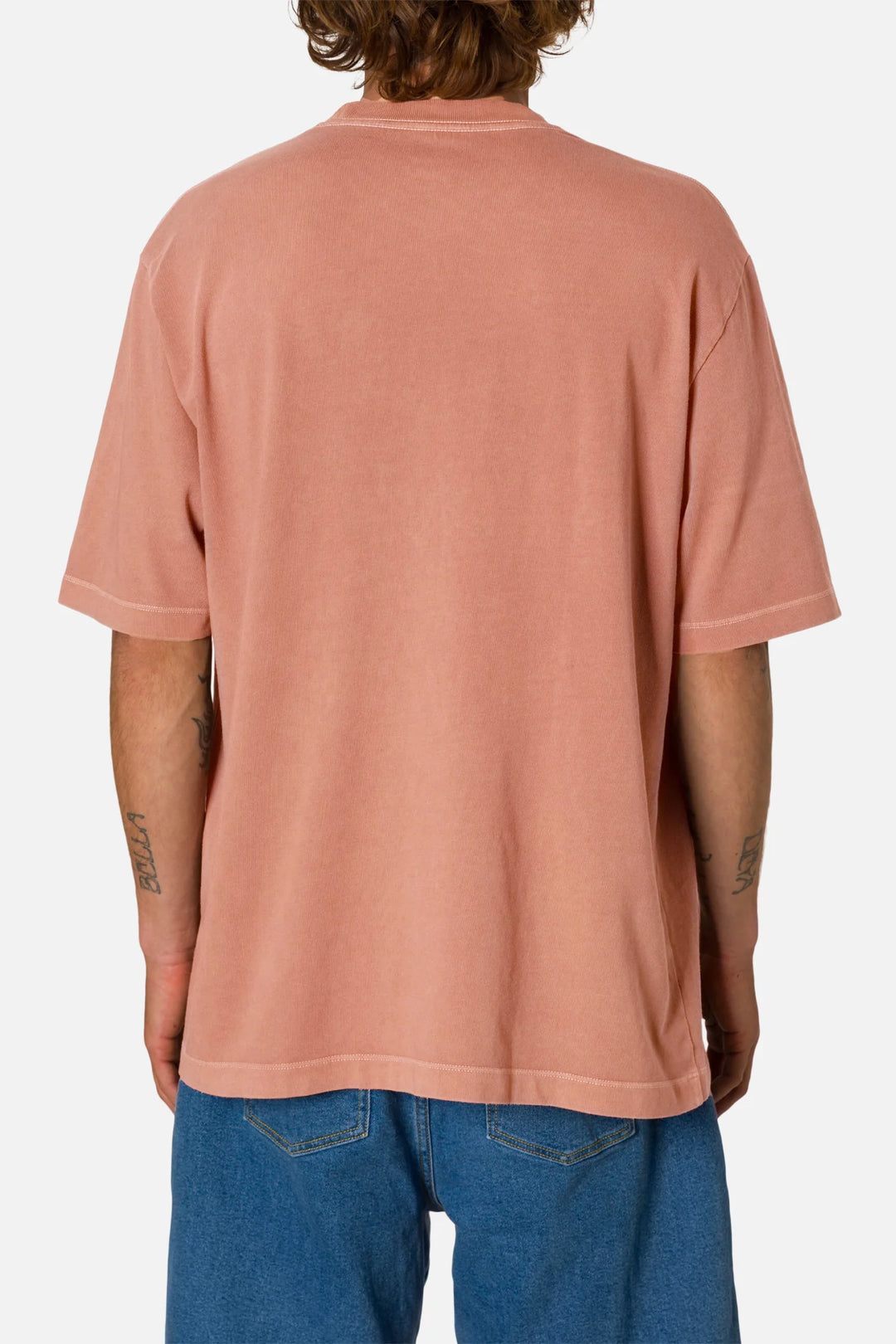 BOX FIT TEE-DARK CLAY