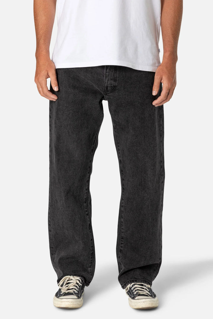 GEORGE 64 RELAXED-WASHED BLACK