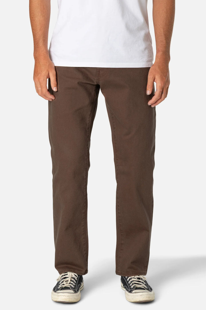 REN 57 CLASSIC STRAIGHT BULL DENIM-MOCHA