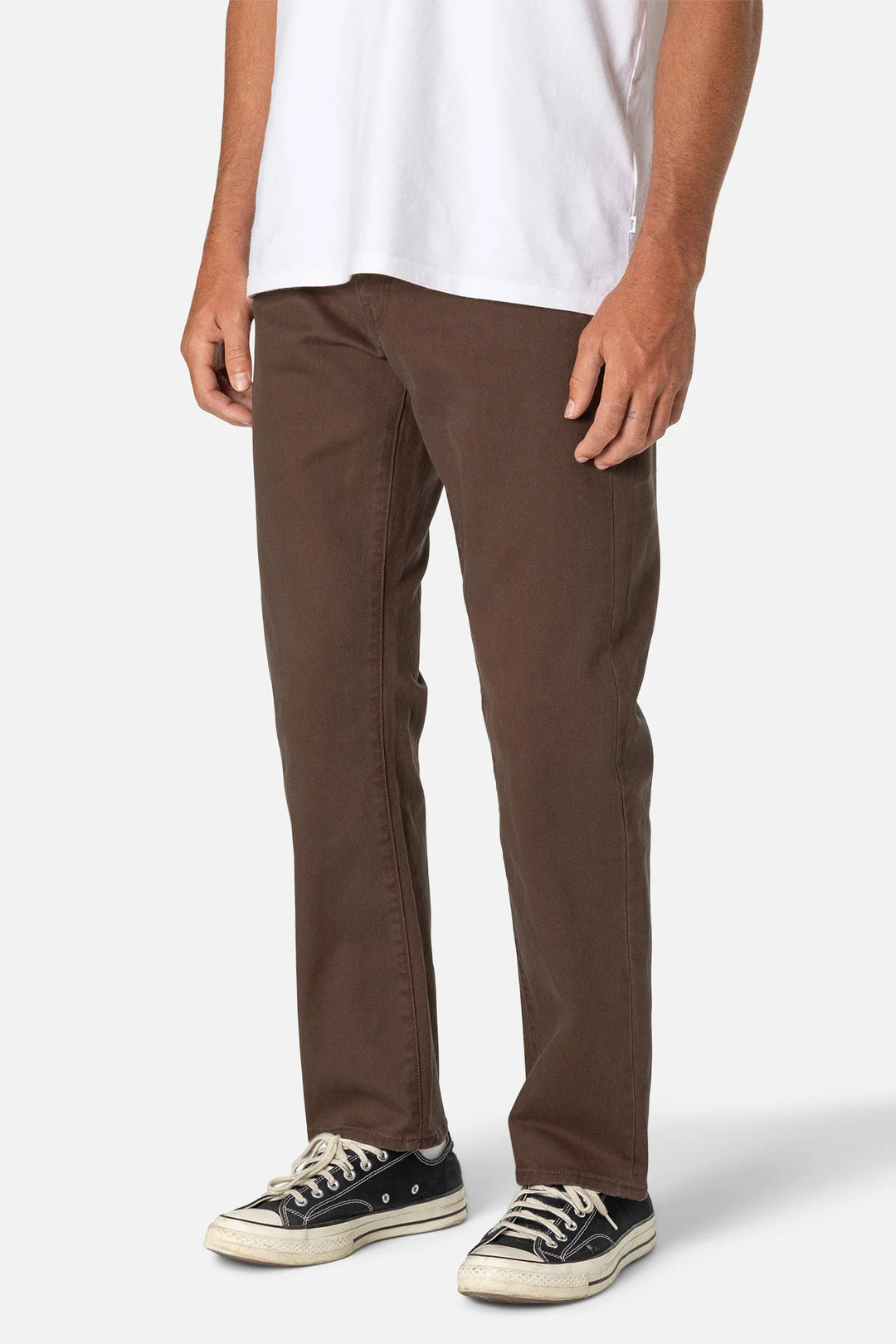 REN 57 CLASSIC STRAIGHT BULL DENIM-MOCHA
