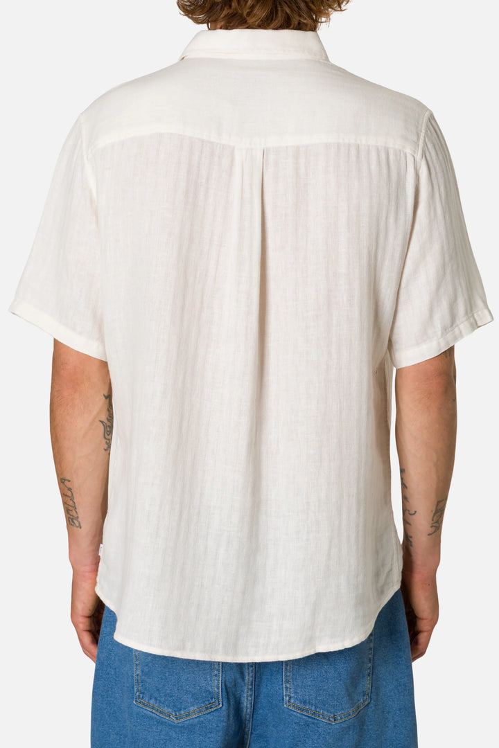 ALAN SOLID SHIRT-VINTAGE WHITE II