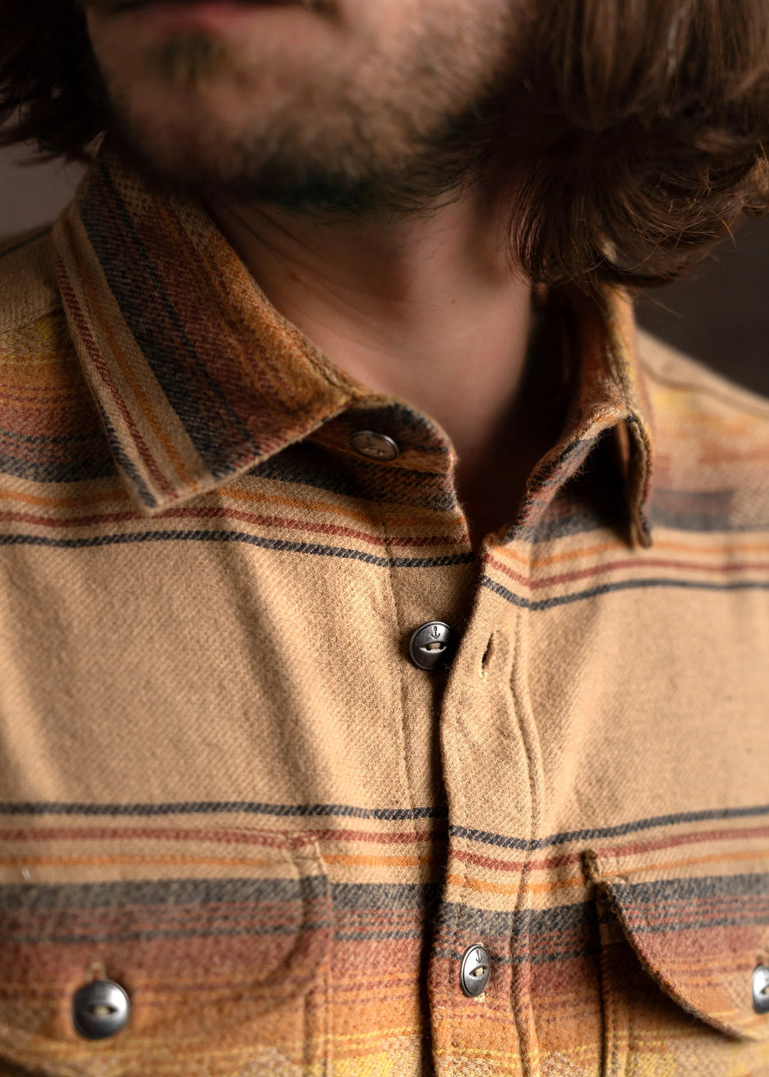 Klamath Flannel Shirt-Natural