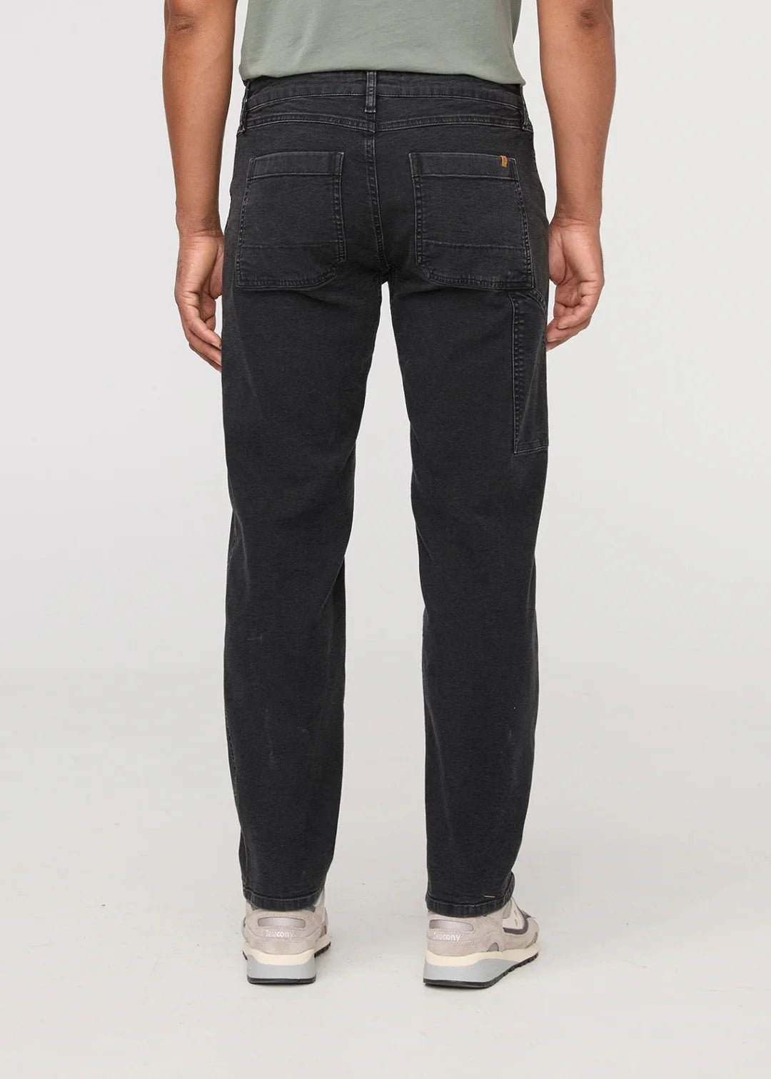 Stretch Canvas Utility Pant-Black