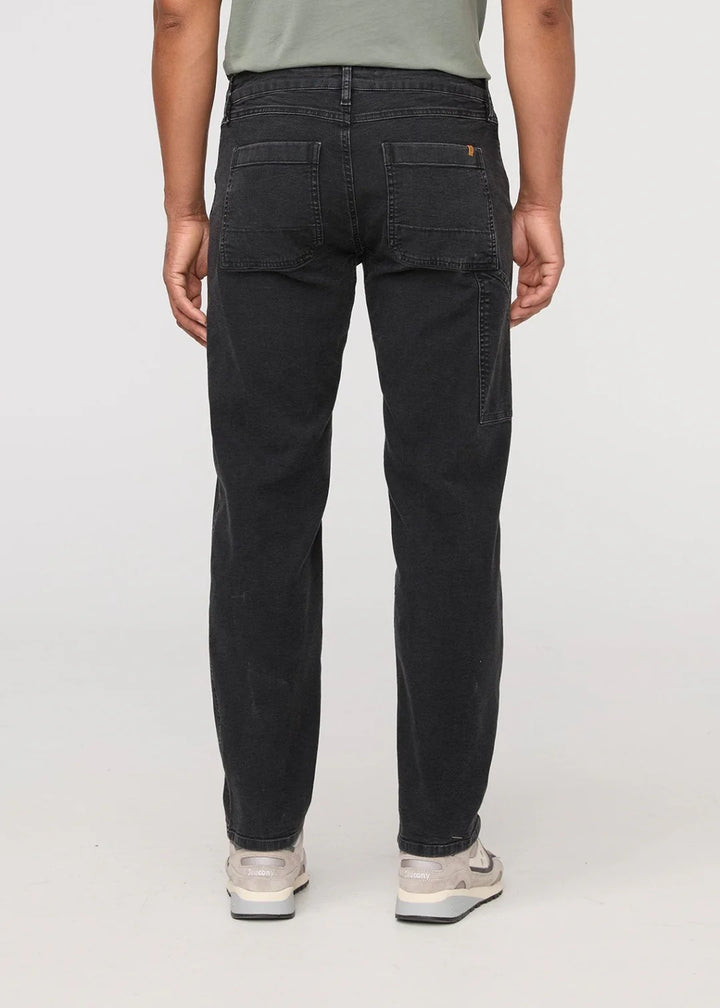 Stretch Canvas Utility Pant-Black