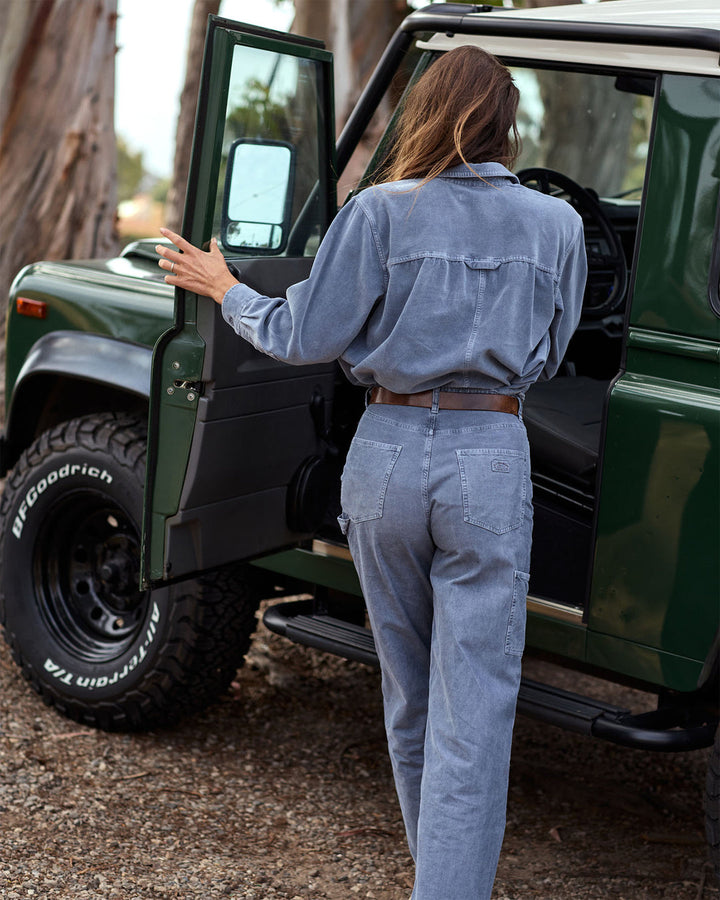 SMITH CORD PANT-WASHED MARINE