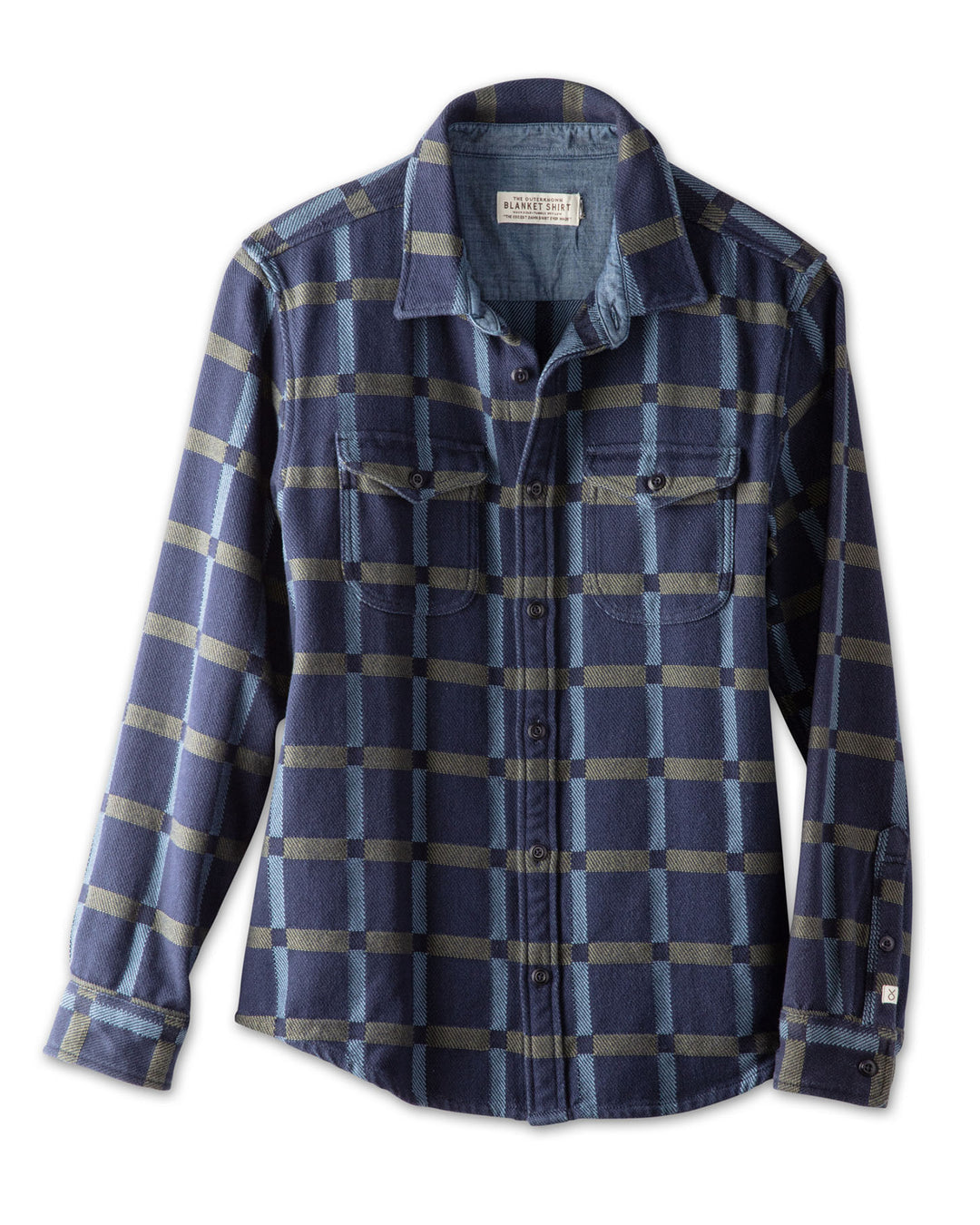BLANKET SHIRT-INDIGO SEA BRIDGE PLAID
