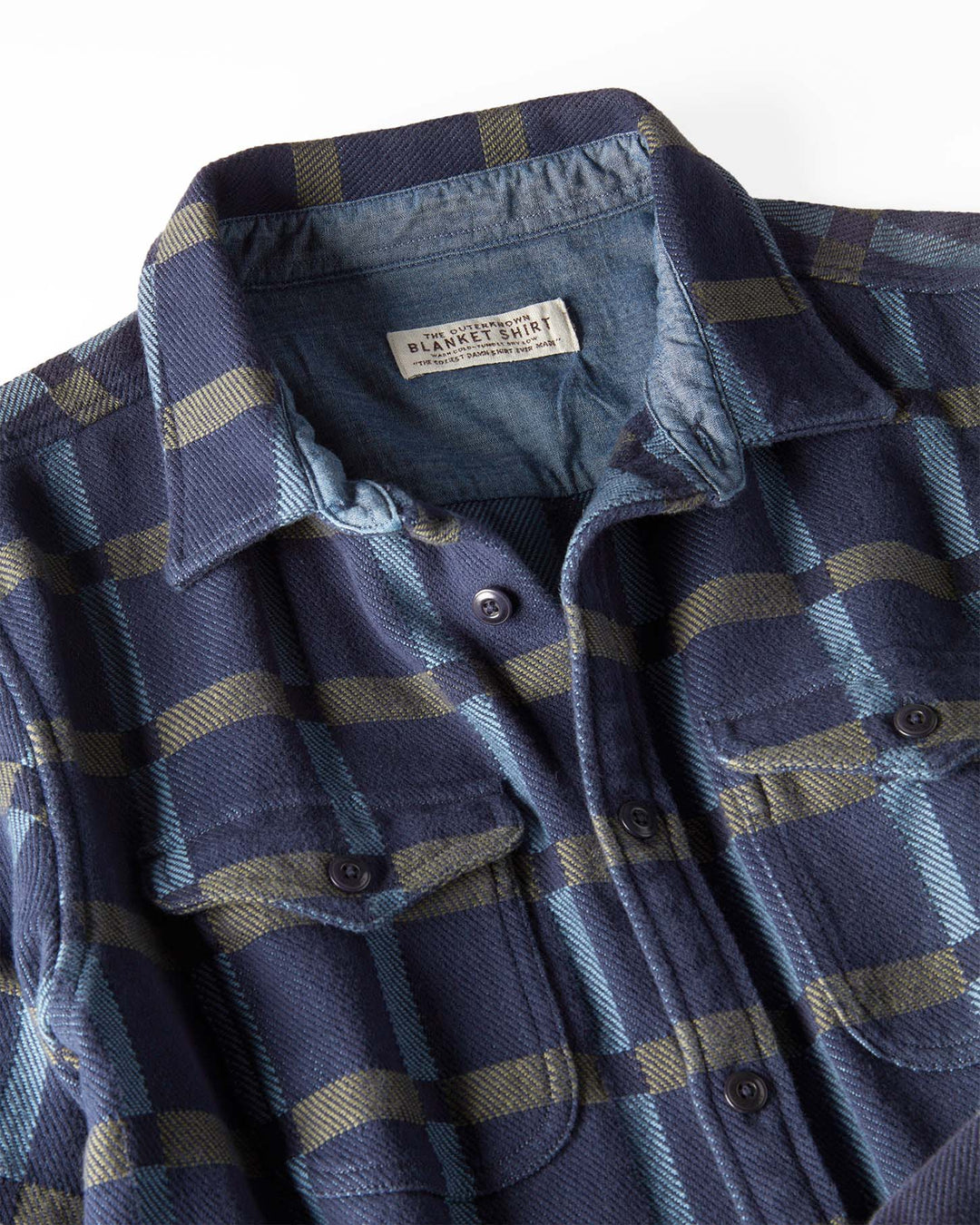 BLANKET SHIRT-INDIGO SEA BRIDGE PLAID