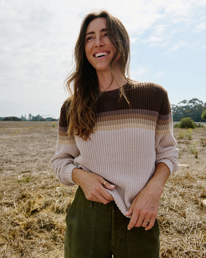 EARTHBOW SWEATER-OK BRONZE RAINBOW