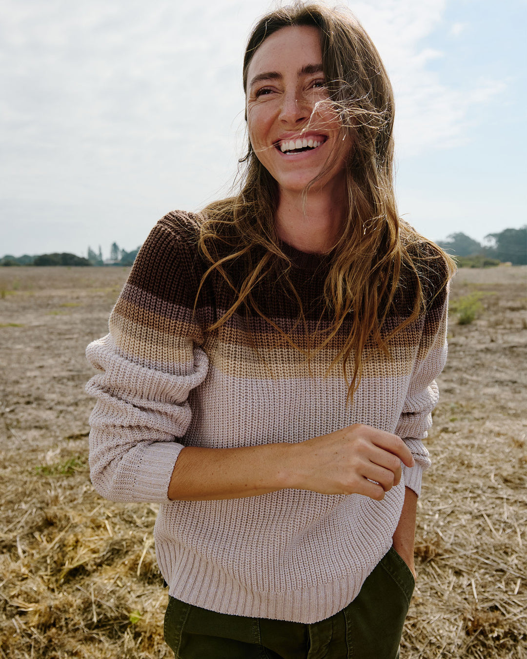 EARTHBOW SWEATER-OK BRONZE RAINBOW