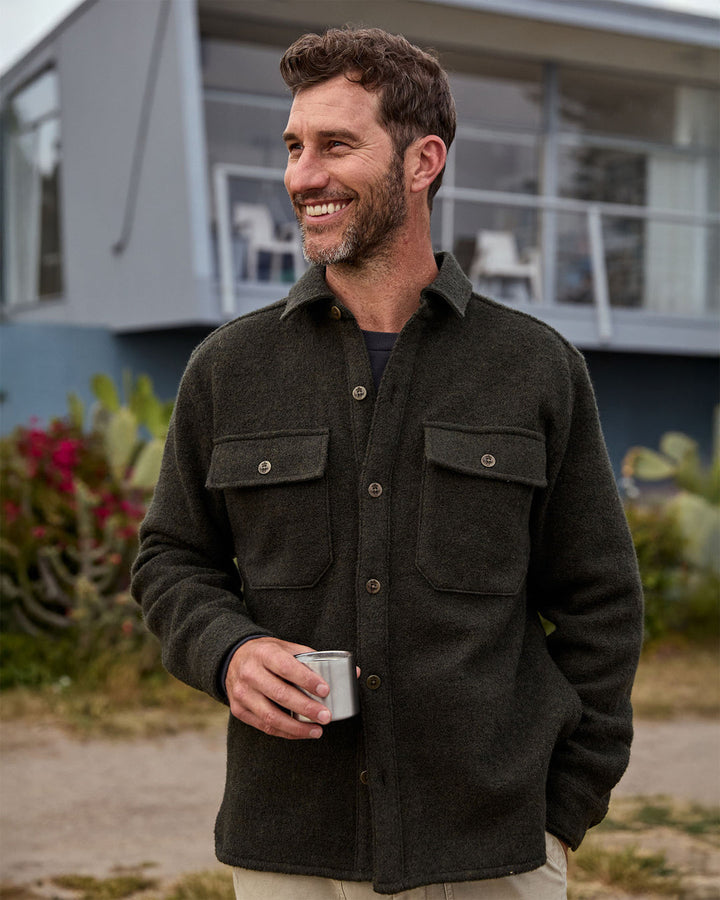 ODYSSEY CPO JACKET-HEATHER OLIVE