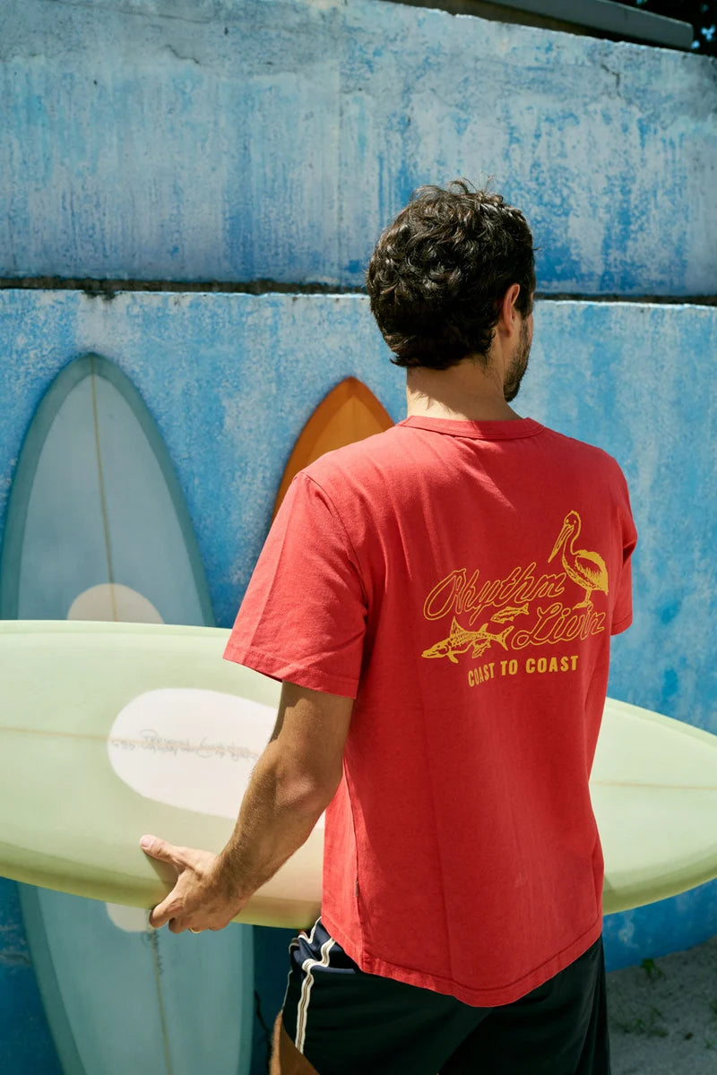 c2c vintage ss t-shirt-vintage red