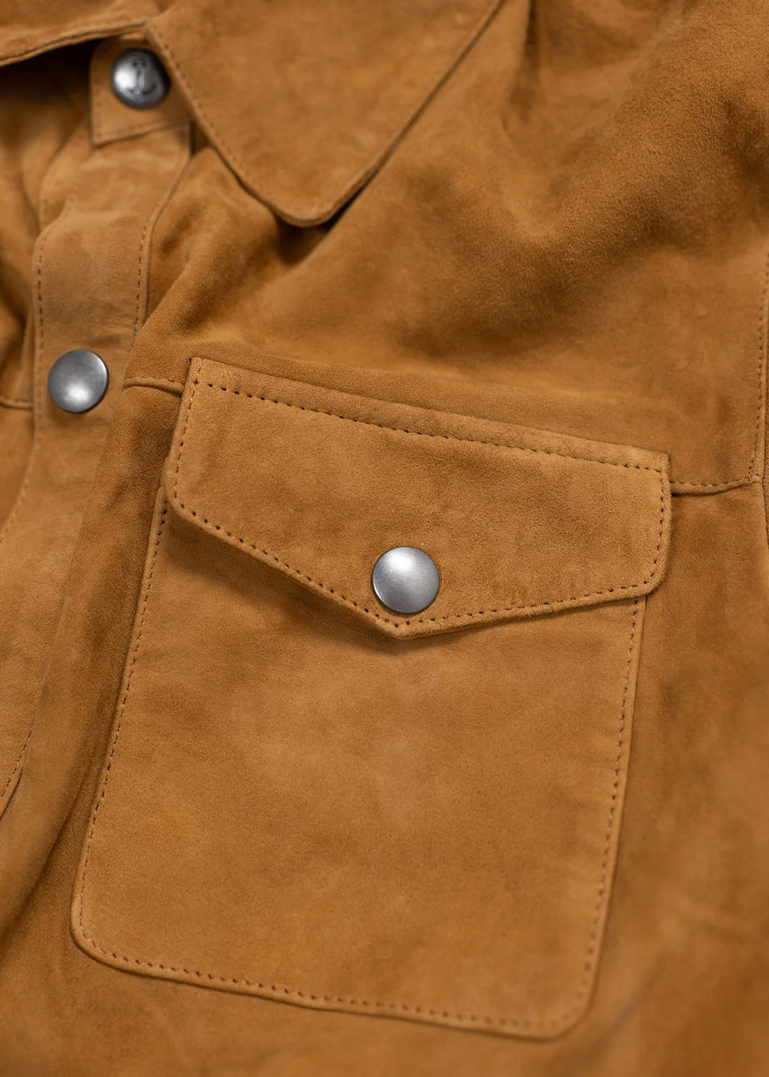 Roughneck Shirt Jacket-Cognac