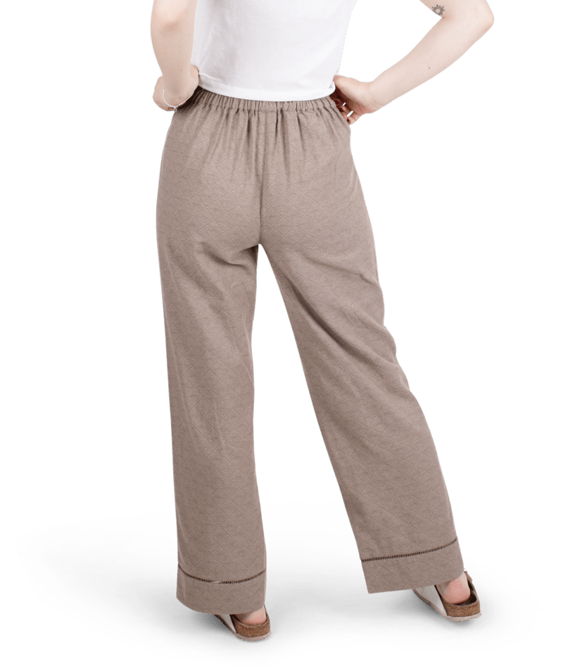 Montauk Jacquard Pant-Brown