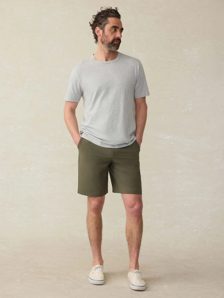 all day short (9")-surplus olive
