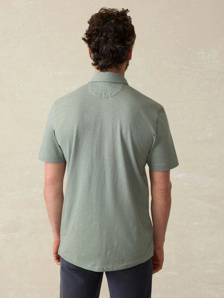 Sunwashed Tshirt Polo-sage creek