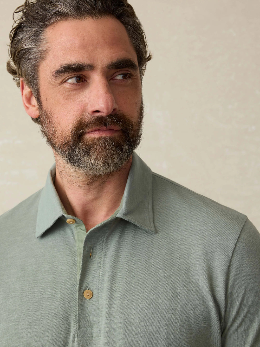 Sunwashed Tshirt Polo-sage creek